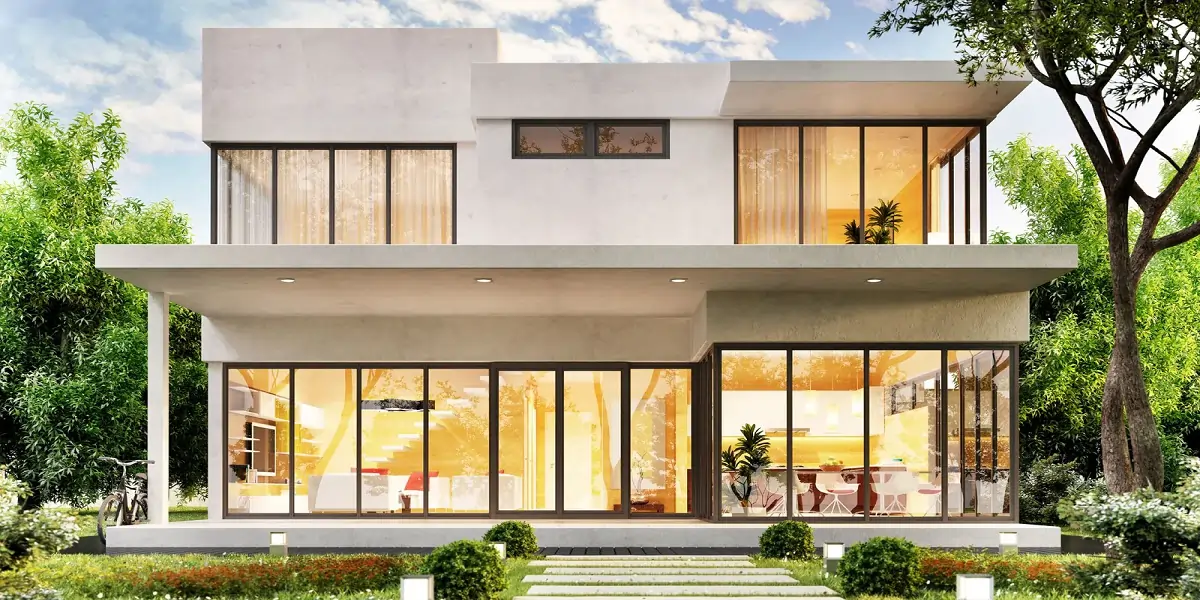 Modern residential home prepared for property presentation.